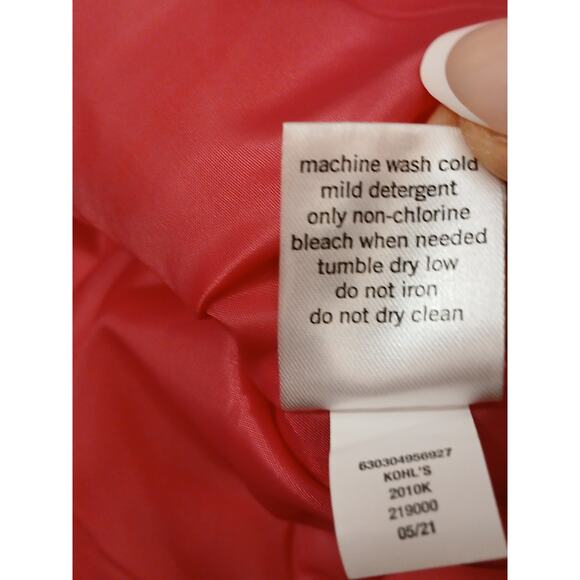 SO Puffer Vest Jrs Sz 18 Bright Pink Quilted Gorpcore Layer Sporty Barbiecore - Picture 11 of 11